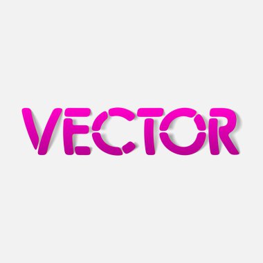 gerçekçi tasarım öğesi: vektör