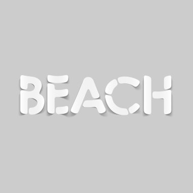 gerçekçi tasarım öğesi: plaj