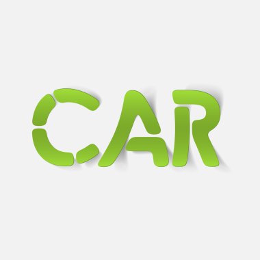 gerçekçi tasarım öğesi: araba