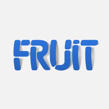 gerçekçi tasarım öğesi: meyve