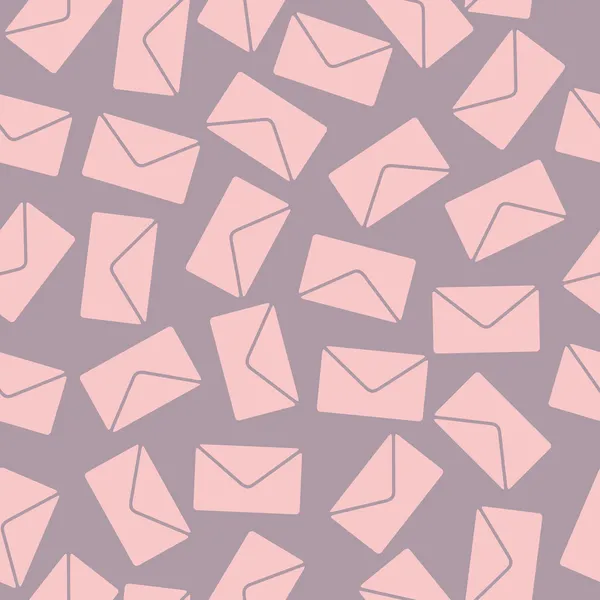 Seamless background: envelope newsletter — Stock Vector