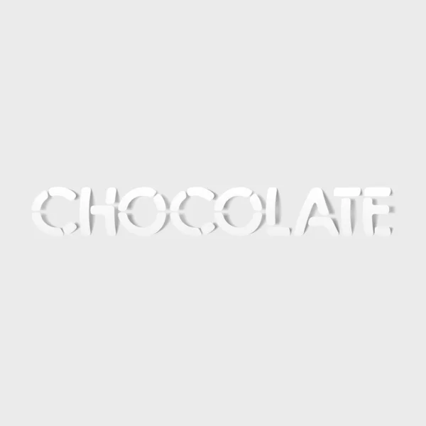Realistiska designelement: choklad — Stock vektor
