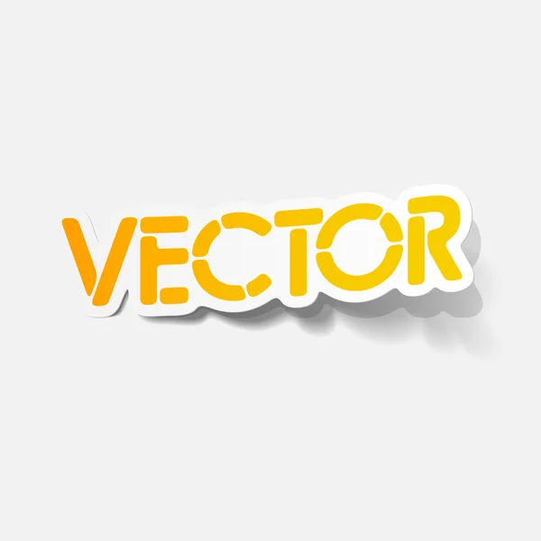 Elemento de diseño realista: vector — Vector de stock