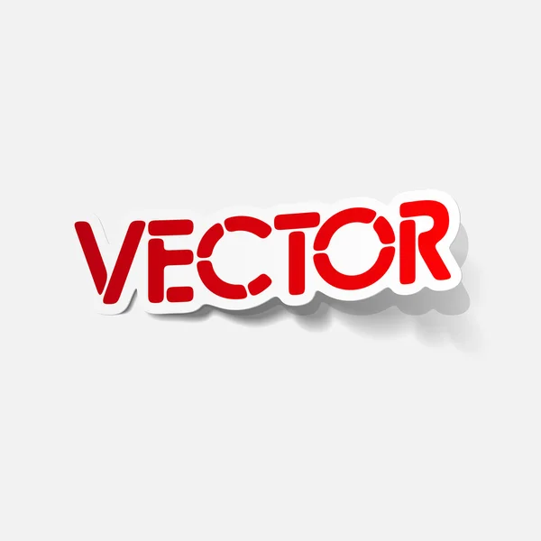 Elemento de diseño realista: vector — Archivo Imágenes Vectoriales