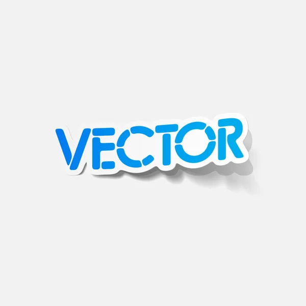 Élément de conception réaliste : vecteur — Image vectorielle