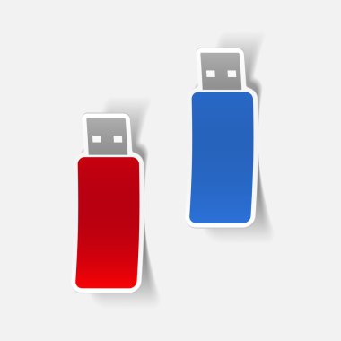 gerçekçi tasarım öğesi: usb