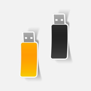 gerçekçi tasarım öğesi: usb
