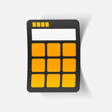 gerçekçi tasarım öğesi: hesap makinesi