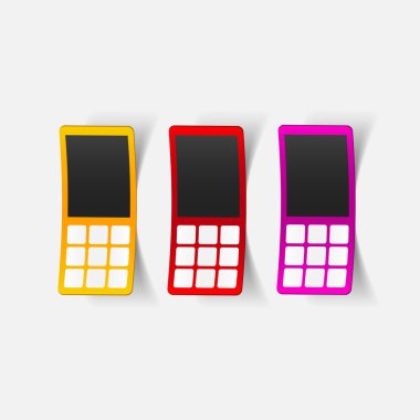 gerçekçi tasarım öğesi: cep telefonu