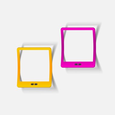 gerçekçi tasarım öğesi: smartphone