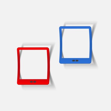 gerçekçi tasarım öğesi: smartphone