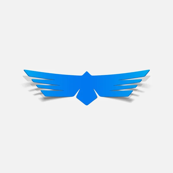 Elemento de diseño realista: pájaro — Vector de stock