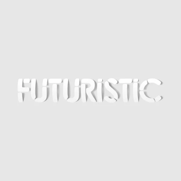 Elemento de design realista: futurista — Vetor de Stock