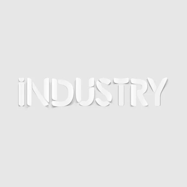 Elemento de diseño realista: industria — Vector de stock