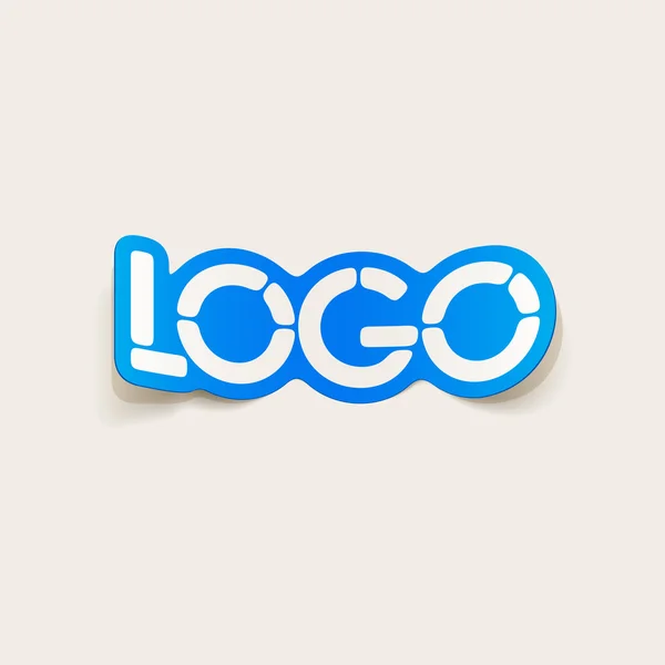 Elemento de diseño realista: logo — Archivo Imágenes Vectoriales