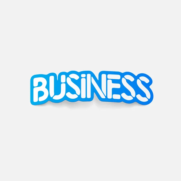 Realistische ontwerpelement: business — Stockvector