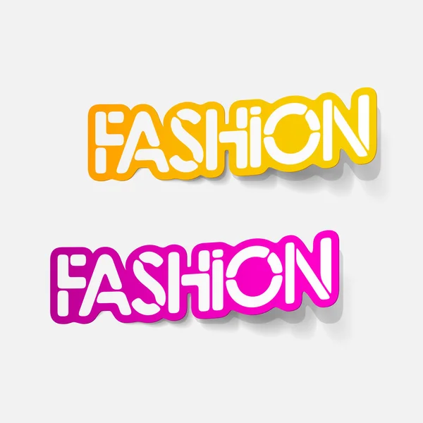 Realistic design element: fashion — Stock Vector