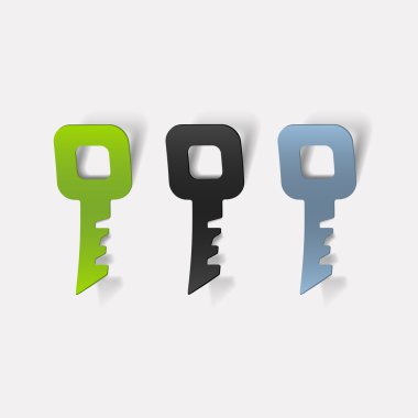 gerçekçi tasarım öğesi: anahtar