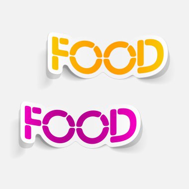 gerçekçi tasarım öğesi: gıda