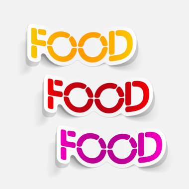 gerçekçi tasarım öğesi: gıda