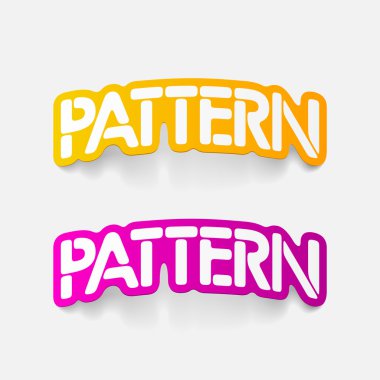 gerçekçi tasarım öğesi: desen