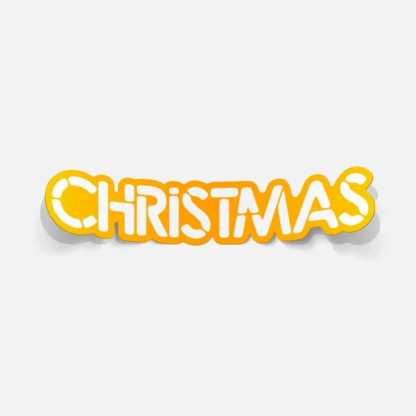 Realistic design element: christmas — Stock Vector