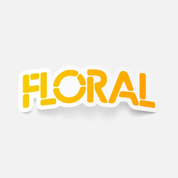 Realistische ontwerpelement: bloemen — Stockvector