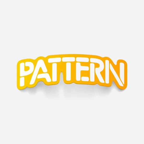 Elemento de diseño realista: patrón — Vector de stock