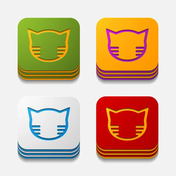 Concept d'application : chat — Image vectorielle