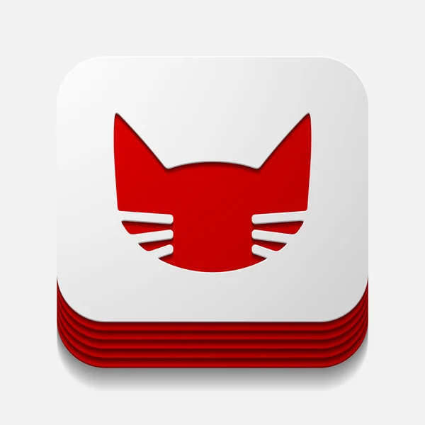 App concept: kat — Stockvector