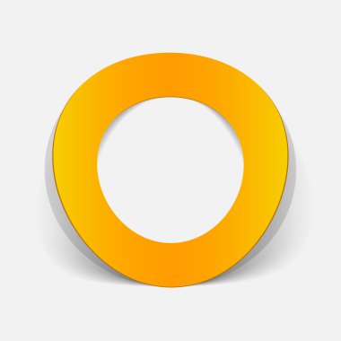 gerçekçi tasarım öğesi: daire, halka