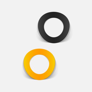 gerçekçi tasarım öğesi: daire, halka