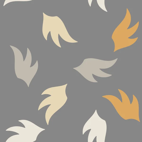 Nahtloser Hintergrund: Flügel, Feder, Engel — Stockvektor