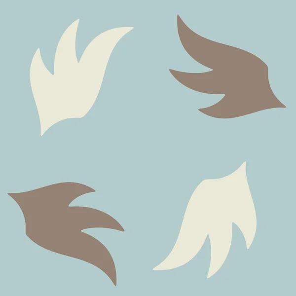 Bezszwowe tło: skrzydła, pióro, anioł — Wektor stockowy