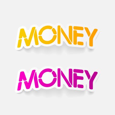 gerçekçi tasarım öğesi: para