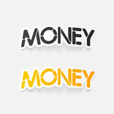 gerçekçi tasarım öğesi: para