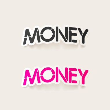 gerçekçi tasarım öğesi: para