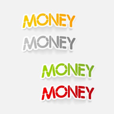 gerçekçi tasarım öğesi: para