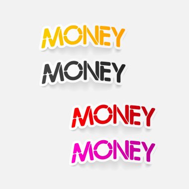 gerçekçi tasarım öğesi: para