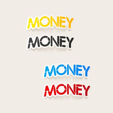 gerçekçi tasarım öğesi: para