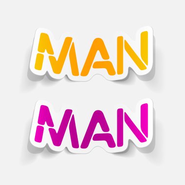 gerçekçi tasarım öğesi: adam