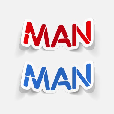 gerçekçi tasarım öğesi: adam