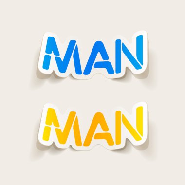 gerçekçi tasarım öğesi: adam