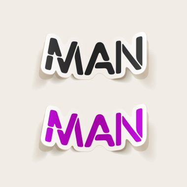 gerçekçi tasarım öğesi: adam