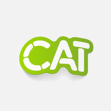 reális design elem: macska