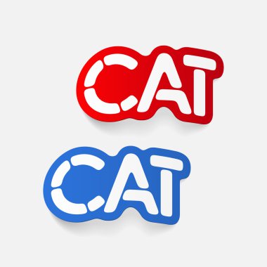 reális design elem: macska