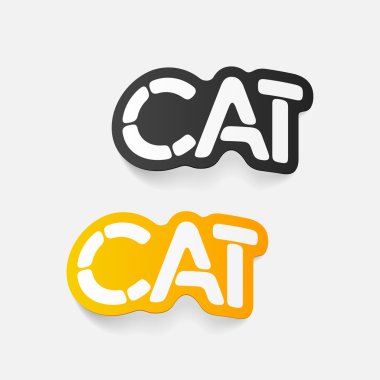 reális design elem: macska