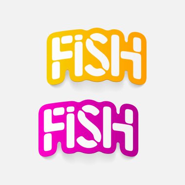 gerçekçi tasarım öğesi: balık