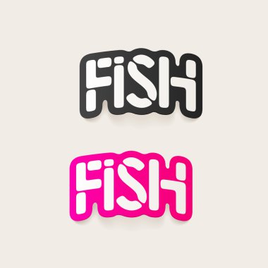 gerçekçi tasarım öğesi: balık