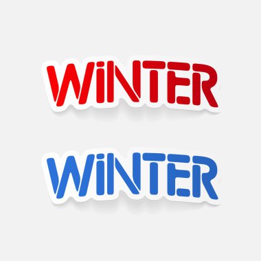 gerçekçi tasarım öğesi: kış